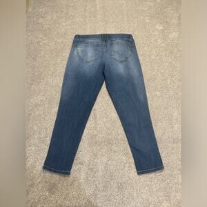 Democracy womens Ab Solution skinny jeans sz 14 hi rise blue jeans stretch denim